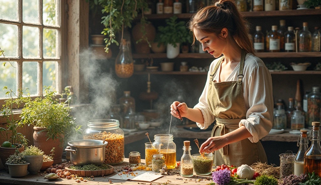 Kurs online: Tworzenie preparatów ziołowych. 100 receptur. Z certyfikatem.